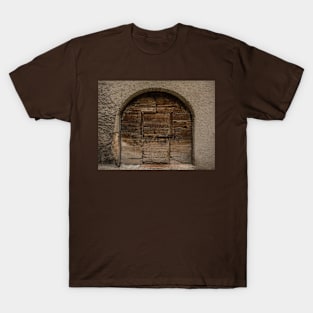 Old Door in Malcesine, Italy T-Shirt